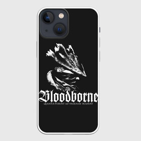 Чехол для iPhone 13 mini с принтом Бладборн в Кировске,  |  | bloodborne | game | games | stranger | бладборн | игра | игры | соулс | странник