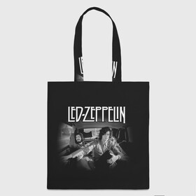 Шоппер 3D с принтом Led Zeppelin в Кировске, 100% полиэстер | Плотность: 200 г/м2; Размер: 34×35 см; Высота лямок: 30 см | british | england | folk | hardcore | hardrock | led zeppelin | metal | music | punk | retro | rock | usa | гранж | джимми пейдж | лед цеппелин | метал | музыка | панк | ретро | роберт плант | рок | сша | фолк