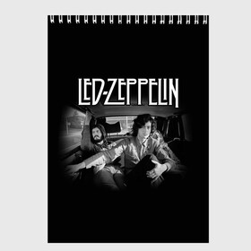 Скетчбук с принтом Led Zeppelin в Кировске, 100% бумага
 | 48 листов, плотность листов — 100 г/м2, плотность картонной обложки — 250 г/м2. Листы скреплены сверху удобной пружинной спиралью | british | england | folk | hardcore | hardrock | led zeppelin | metal | music | punk | retro | rock | usa | гранж | джимми пейдж | лед цеппелин | метал | музыка | панк | ретро | роберт плант | рок | сша | фолк