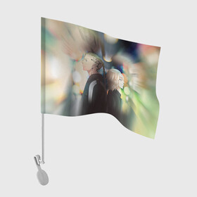 Флаг для автомобиля с принтом Tokyo Revengers | Токийские Мстители (Z) в Кировске, 100% полиэстер | Размер: 30*21 см | anime | tokyo revengers | аниме | анимэ | токийские мстители | хинаты