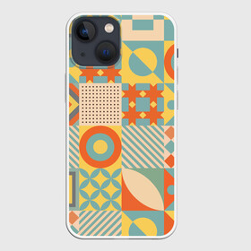 Чехол для iPhone 13 mini с принтом Геометрия в Кировске,  |  | геометрия | краски | круги | кубы | минимализм | треугольники