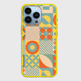 Чехол для iPhone 13 Pro с принтом Геометрия в Кировске,  |  | Тематика изображения на принте: геометрия | краски | круги | кубы | минимализм | треугольники