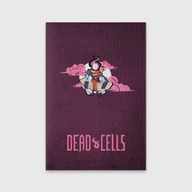 Обложка для паспорта матовая кожа с принтом Dead Cells Pink в Кировске, натуральная матовая кожа | размер 19,3 х 13,7 см; прозрачные пластиковые крепления | cell | cells | dead | dead cells | game | gamer | games | metroidvania | roguelike | игра | игры