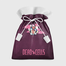 Подарочный 3D мешок с принтом Dead Cells Pink в Кировске, 100% полиэстер | Размер: 29*39 см | cell | cells | dead | dead cells | game | gamer | games | metroidvania | roguelike | игра | игры