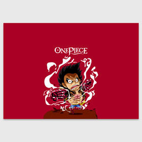 Поздравительная открытка с принтом One Piece. Луффи в ярости в Кировске, 100% бумага | плотность бумаги 280 г/м2, матовая, на обратной стороне линовка и место для марки
 | anime | manga | monkey d. luffy | one piece | аниме | большой куш | ван пис | вон пис | капитан | король пиратов | луси | луфи | луффи | луффи но уми | луффи таро | манга | манки д. луффи | мугивара | пират | пятый император