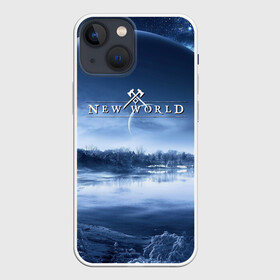 Чехол для iPhone 13 mini с принтом New World в Кировске,  |  | fantasy | fantasy game | fantasy mmorpg | mmorpg | new world | new world online | online game | игра | планеты