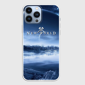 Чехол для iPhone 13 Pro Max с принтом New World в Кировске,  |  | fantasy | fantasy game | fantasy mmorpg | mmorpg | new world | new world online | online game | игра | планеты