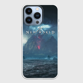 Чехол для iPhone 13 Pro с принтом New World в Кировске,  |  | fantasy | fantasy game | fantasy mmorpg | mmorpg | new world | new world online | online game | горы | игра | океан