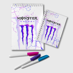 Блокнот с принтом MONSTER ENERGY / МОНСТЕР в Кировске, 100% бумага | 48 листов, плотность листов — 60 г/м2, плотность картонной обложки — 250 г/м2. Листы скреплены удобной пружинной спиралью. Цвет линий — светло-серый
 | Тематика изображения на принте: monster energy | motorcycle | racing. | sport | sportcar | авто | байк | байкер | гонки | зеленый | монстер | мотоспорт | мототехника | мотоцикл | мотоциклист | скутер | спорткар | энергетик