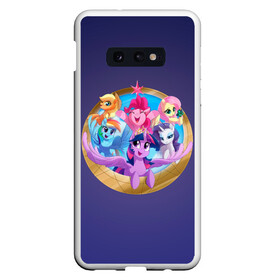 Чехол для Samsung S10E с принтом Pony team в Кировске, Силикон | Область печати: задняя сторона чехла, без боковых панелей | my little pony | весёлая пинки пай | добрая флаттершайн | дружба это чудо | единорог | единороги | май литл пони | мульт | мультфильм | радуга дэш | селестия | спайк | сумеречная искорка | честная эплджек