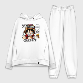 Женский костюм хлопок Oversize с принтом 2021 One Piece. Большой куш в Кировске,  |  | anime | manga | monkey d. luffy | one piece | аниме | большой куш | ван пис | вон пис | капитан | король пиратов | луси | луфи | луффи | луффи но уми | луффи таро | манга | манки д. луффи | мугивара | пират | пятый император