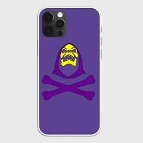 Чехол для iPhone 12 Pro Max с принтом Skeletor | Скелетор (2) в Кировске, Силикон |  | Тематика изображения на принте: grayskull | he man | skeletor | властелины вселенной | персонажи | скелет | скелетор