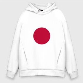 Мужское худи Oversize хлопок с принтом Япония | Японский флаг в Кировске, френч-терри — 70% хлопок, 30% полиэстер. Мягкий теплый начес внутри —100% хлопок | боковые карманы, эластичные манжеты и нижняя кромка, капюшон на магнитной кнопке | буква | герб | знак | печать императора | символ | символы | флаг | флаг японии | эмблема | эмблемма | япония | японский флаг