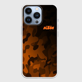 Чехол для iPhone 13 Pro с принтом KTM | КТМ CAMO RACING в Кировске,  |  | Тематика изображения на принте: enduro | ktm | moto | moto sport | motocycle | orange | sportmotorcycle | ктм | мото | мото спорт | мотоспорт | оранжевый | спорт мото