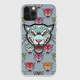 Чехол для iPhone 12 Pro Max с принтом Леопард в Кировске, Силикон |  | leopard | panthera | барс | большая кошка | животные | звери | кошки | леопард | морды | пантера | паттерн | пятна | хищники