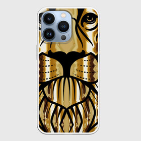 Чехол для iPhone 13 Pro с принтом Лев в Кировске,  |  | lion | лев | тигр | футболка