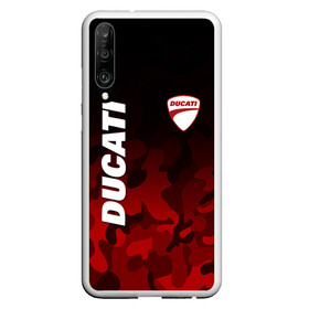 Чехол для Honor P30 с принтом DUCATI | ДУКАТИ КАМУФЛЯЖ в Кировске, Силикон | Область печати: задняя сторона чехла, без боковых панелей | camo | camouflage | ducati | military | moto | motocycle | racing | sport | дукати | камуфляж | милитари | мото | мотоспорт | мотоцикл | рейсинг | спорт