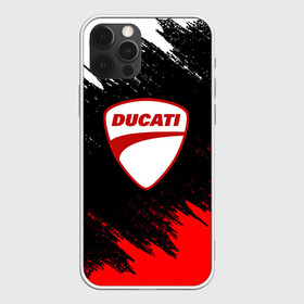 Чехол для iPhone 12 Pro с принтом DUCATI | ДУКАТИ БРЫЗГИ в Кировске, силикон | область печати: задняя сторона чехла, без боковых панелей | ducati | moto | motocycle | racing | sport | дукати | мото | мотоспорт | мотоцикл | рейсинг | спорт