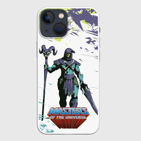 Чехол для iPhone 13 mini с принтом SKELETOR | СКЕЛЕТОР (Z) в Кировске,  |  | he man | logo | masters of the universe | she ra | skeletor | властелины вселенной | логип | лого | мульт | мультфильм | скелетор