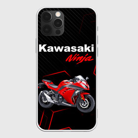 Чехол для iPhone 12 Pro с принтом KAWASAKI NINJA /  КАВАСАКИ в Кировске, силикон | область печати: задняя сторона чехла, без боковых панелей | kawasaki | motorcycle | motosport | ninja | racing | speed | sport | байк | гонки | двигатель | кавасаки | мото | мотокросс | мотоспорт | мототриал | мотоцикл | нинзя. | скорость | спорт