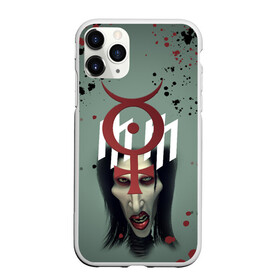 Чехол для iPhone 11 Pro Max матовый с принтом Marilyn Manson | Мерилин Мэнсон (Z) в Кировске, Силикон |  | hugh warner | marilyn manson | rock | глэм рок | гот | индастриал метал | индастриал рок | музыка | мэрилин мэнсон | рок | фрик | хард рок | шок рок