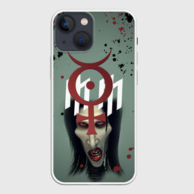 Чехол для iPhone 13 mini с принтом Marilyn Manson | Мерилин Мэнсон (Z) в Кировске,  |  | hugh warner | marilyn manson | rock | глэм рок | гот | индастриал метал | индастриал рок | музыка | мэрилин мэнсон | рок | фрик | хард рок | шок рок