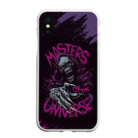 Чехол для iPhone XS Max матовый с принтом Masters of the Universe | Скелетор (Z) в Кировске, Силикон | Область печати: задняя сторона чехла, без боковых панелей | Тематика изображения на принте: he man | masters of the universe | she ra | skeletor | властелины вселенной | скелетор