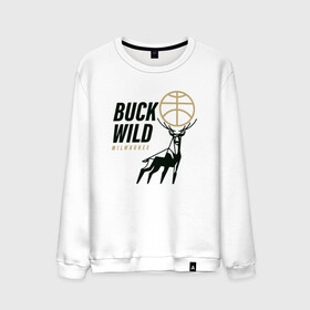 Мужской свитшот хлопок с принтом Buck Wild в Кировске, 100% хлопок |  | antetokounmpo | basketball | bucks | giannis | milwaukee | mvp | nba | sport | streetball | адетокумбо | бакс | баскетбол | игра | милуоки | мяч | нба | олень | спорт | стритбол | тренер | чемпион | янис