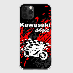 Чехол для iPhone 12 Pro с принтом KAWASAKI NINJA / КАВАСАКИ в Кировске, силикон | область печати: задняя сторона чехла, без боковых панелей | kawasaki | motorcycle | motosport | ninja | racing | speed | sport | байк | гонки | двигатель | кавасаки | мото | мотокросс | мотоспорт | мототриал | мотоцикл | нинзя. | скорость | спорт