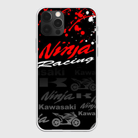 Чехол для iPhone 12 Pro с принтом KAWASAKI NINJA / NINJA RACING в Кировске, силикон | область печати: задняя сторона чехла, без боковых панелей | kawasaki | motorcycle | motosport | ninja | racing | speed | sport | байк | гонки | двигатель | кавасаки | мото | мотокросс | мотоспорт | мототриал | мотоцикл | нинзя. | скорость | спорт