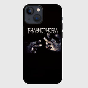 Чехол для iPhone 13 mini с принтом Phasmophobia в Кировске,  |  | Тематика изображения на принте: horror | phasmophobia | игра | пхасмафобия | пхасмофобия | руки | фазмофобия | фасмофобия | хоррор