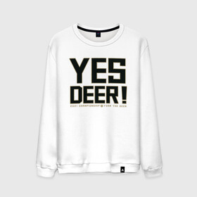 Мужской свитшот хлопок с принтом Yes Deer! в Кировске, 100% хлопок |  | antetokounmpo | basketball | bucks | giannis | milwaukee | mvp | nba | sport | streetball | адетокумбо | бакс | баскетбол | игра | милуоки | мяч | нба | олень | спорт | стритбол | тренер | чемпион | янис