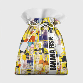 Подарочный 3D мешок с принтом Banana Fish в Кировске, 100% полиэстер | Размер: 29*39 см | anime | banana fish | аниме | банана фиш | банановая рыба | комиксы | манга | приключения | эйдзи окумура | эш линкс