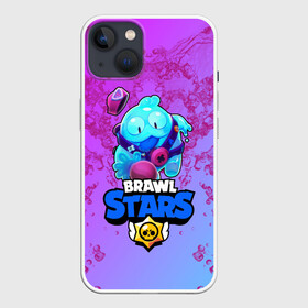 Чехол для iPhone 13 с принтом BRAWL STARS SQUEAK: СКВИК. в Кировске,  |  | brawl stars | leon | sally leon | shark | werewolf leon | акула | бравл старс | оборотень | сквик squeak