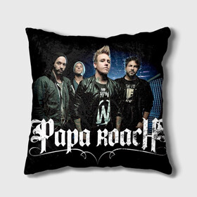 Подушка 3D с принтом Papa Roach band в Кировске, наволочка – 100% полиэстер, наполнитель – холлофайбер (легкий наполнитель, не вызывает аллергию). | состоит из подушки и наволочки. Наволочка на молнии, легко снимается для стирки | alternative | metall | music | papa roach | rock | альтернатива | джекоби шэддикс | джерри хортон | дэйв бакнер | металл | музыка | папа роач | папа роуч | папа таракан | рок | тобин эсперанс | тони палермо