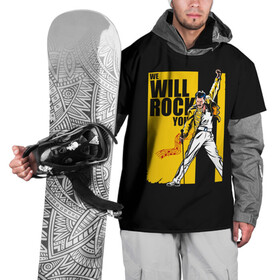 Накидка на куртку 3D с принтом We will rock you в Кировске, 100% полиэстер |  | alternative | metall | music | queen | qween | rock | альтернатива | квин | куин | металл | музыка | рок | фредди меркьюри