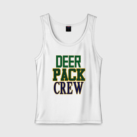 Женская майка хлопок с принтом Deer Pack Crew в Кировске, 95% хлопок, 5% эластан |  | antetokounmpo | basketball | bucks | giannis | milwaukee | mvp | nba | sport | streetball | адетокумбо | бакс | баскетбол | игра | милуоки | мяч | нба | олень | спорт | стритбол | тренер | чемпион | янис