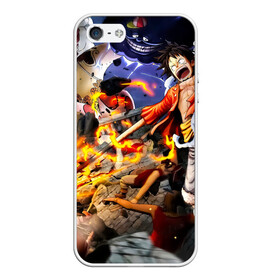 Чехол для iPhone 5/5S матовый с принтом Экшен One Piece. Большой куш в Кировске, Силикон | Область печати: задняя сторона чехла, без боковых панелей | anime | manga | monkey d. luffy | one piece | аниме | большой куш | ван пис | вон пис | капитан | король пиратов | луси | луфи | луффи | луффи но уми | луффи таро | манга | манки д. луффи | мугивара | пират | пятый император