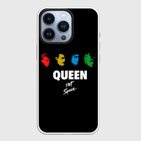 Чехол для iPhone 13 Pro с принтом Hot Space в Кировске,  |  | Тематика изображения на принте: alternative | metall | music | queen | qween | rock | альтернатива | брайан мэй | джон дикон | квин | куин | металл | музыка | роджер тейлор | рок | фредди меркьюри