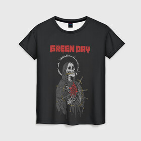 Женская футболка 3D с принтом GreenDay | ГринДей | Poster (Z) в Кировске, 100% полиэфир ( синтетическое хлопкоподобное полотно) | прямой крой, круглый вырез горловины, длина до линии бедер | billie joe armstrong | greenday | rock | альтернативный | билли джо армстронг | гриндей | зеленый день | майк дёрнт | музыка | панк рок | поп панк | рок | тре кул