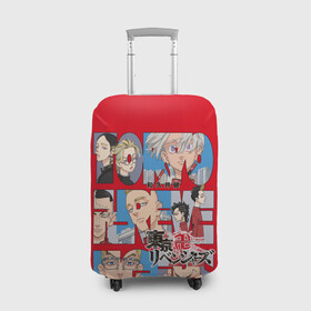 Чехол для чемодана 3D с принтом Tokyo Revengers | Токийские мстители | Poster (Z) в Кировске, 86% полиэфир, 14% спандекс | двустороннее нанесение принта, прорези для ручек и колес | anime | tokyo revengers | аниме | анимэ | токийские мстители | хинаты