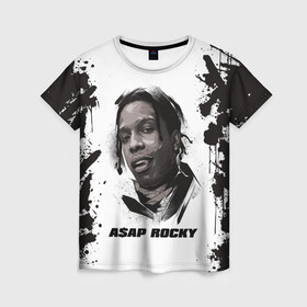 Женская футболка 3D с принтом АСАП | ASAP ROCKY (Z) в Кировске, 100% полиэфир ( синтетическое хлопкоподобное полотно) | прямой крой, круглый вырез горловины, длина до линии бедер | america | asap | asap rocky | black rap | music | rap | raper | testing | usa | америка | асап | асап роки | зарубежная музыка | музыка | музыкант | реп | репер | сша | тестин | черный реп