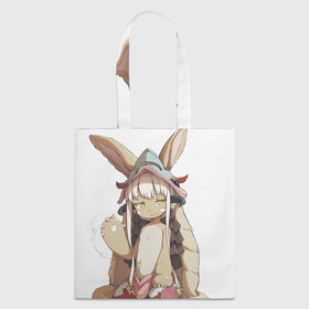 Шоппер 3D с принтом Nanachi в Кировске, 100% полиэстер | Плотность: 200 г/м2; Размер: 34×35 см; Высота лямок: 30 см | anime | made in abyss | nanachi | reg | аниме | нанати | наначи | ражденный в бездне | рег