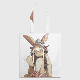 Шоппер 3D с принтом Nanachi в Кировске, 100% полиэстер | Плотность: 200 г/м2; Размер: 34×35 см; Высота лямок: 30 см | anime | made in abyss | nanachi | riko | аниме | нанати | наначи | ражденный в бездне | рико