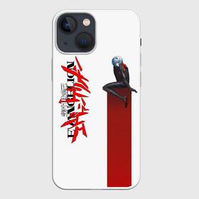 Чехол для iPhone 13 mini с принтом EVANGELION | ПИЛОТ EVA в Кировске,  |  | Тематика изображения на принте: anime | eva | evangelion | nerv | аниме | анимэ | ева | евангилион | нерв | роботы | рэй | япония