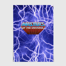 Постер с принтом Masters of the Universe | Logo | Лого (Z) в Кировске, 100% бумага
 | бумага, плотность 150 мг. Матовая, но за счет высокого коэффициента гладкости имеет небольшой блеск и дает на свету блики, но в отличии от глянцевой бумаги не покрыта лаком | Тематика изображения на принте: he man | logo | masters of the universe | mult | she ra | властелины вселенной | лого | логотип | мульт | мультфильм