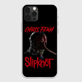 Чехол для iPhone 12 Pro с принтом CHRIS FENH | SLIPKNOT | СЛИПКНОТ (Z) в Кировске, силикон | область печати: задняя сторона чехла, без боковых панелей | Тематика изображения на принте: chris fenh | rock | slipknot | крис фенх | петля | рок | скользящий узел | слипкнот | тяжелый рок | удавка