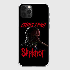 Чехол для iPhone 12 Pro Max с принтом CHRIS FENH | SLIPKNOT | СЛИПКНОТ (Z) в Кировске, Силикон |  | Тематика изображения на принте: chris fenh | rock | slipknot | крис фенх | петля | рок | скользящий узел | слипкнот | тяжелый рок | удавка