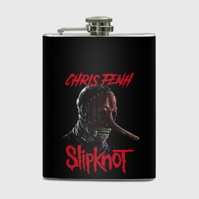 Фляга с принтом CHRIS FENH | SLIPKNOT | СЛИПКНОТ (Z) в Кировске, металлический корпус | емкость 0,22 л, размер 125 х 94 мм. Виниловая наклейка запечатывается полностью | chris fenh | rock | slipknot | крис фенх | петля | рок | скользящий узел | слипкнот | тяжелый рок | удавка