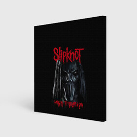 Холст квадратный с принтом MICK THOMPSON | SLIPKNOT | СЛИПКНОТ (Z) в Кировске, 100% ПВХ |  | mick thompson | rock | slipknot | кейси джонс | мик томпсон | петля | рок | скользящий узел | слипкнот | тяжелый рок | удавка